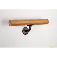 マツ六 システム手すり35 Eブラケット横型 ブラウン EL-11 1セット(6個)（直送品）