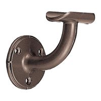 マツ六 システム手すり35 Eブラケット横型 ブラウン EL-11-10 1個（直送品）