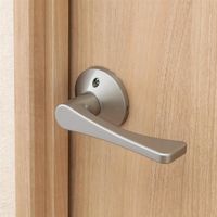 マツ六 リフォーム用レバー錠 バリアフリー通路用 シルバー 8588100 1個（直送品）