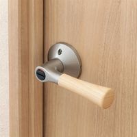マツ六 リフォーム用レバー錠 木製トイレ用 シルバー 8589500 1個（直送品）