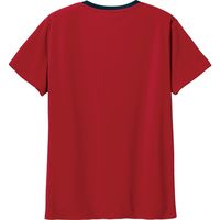 トムス レディースTシャツ ガーネットレッド×ブラック WM 00300-ACT-636-WM 1セット(2枚)（直送品）