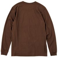 トムス ヘビーウェイトLSTシャツ ダークブラウン L 00110-CLL-453-L 1セット(2枚)（直送品）