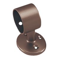 マツ六 システム手すり35 Eエンドブラケット ブラウン EL-27-10 1個（直送品）