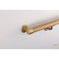 マツ六 システム手すり35 Eエンドブラケット ゴールド EL-27G 1セット(4個)（直送品）