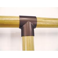 マツ六 システム手すり35 チーズ ブラウン EL-44 1セット(4個)（直送品）