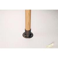 マツ六 システム手すり35 ベースソケット ブラウン EL-43 1セット(4個)（直送品）