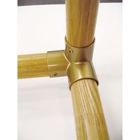 マツ六 システム手すり35 三方 ゴールド EL-46G 1セット(4個)（直送品）