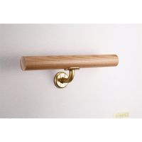 マツ六 システム手すり32 横型カバー付ブラケット ゴールド EL-705G 1セット(4個)（直送品）