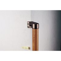 マツ六 システム手すり32 出隅ブラケット ブラウン EL-704 1セット(2個)（直送品）