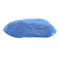 セーフラン安全用品 防水使い捨てシューズカバー 100枚入 J2497-BL 1袋(100枚入)（直送品）