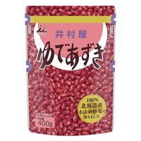 井村屋 北海道パウチゆであずき 400g 1セット（1個×3）パウチ