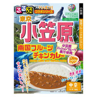 るるぶ×Hachi 東京 小笠原 南国フルーツチキンカレー 中辛 1セット（1個×3）ハチ食品 レトルト