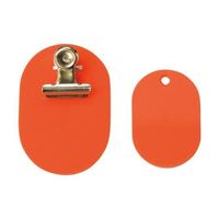 光 親子札 赤 1~50 KF968A-1 1箱(50組) 64-4791-85（直送品）