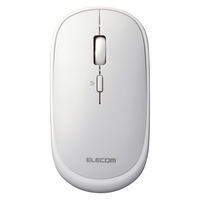 Bluetoothマウス 静音 無線 ワイヤレス 充電式 薄型 4ボタン ポーチ付 ホワイト M-TM15BBWH エレコム 1個（直送品）