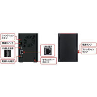 NAS（ネットワークハードディスク）6TB 2ドライブ リンクステーション HDD LS220D0602G 1台 バッファロー（直送品）