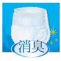 【大人用おむつ/紙パンツ】アスクル×エルモアいちばん　うす型パンツL～LLサイズ　約2回分　1箱（18枚入×6パック）※変更後パッケージのお届け オリジナル