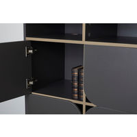 【軒先渡し】SMILE CORP RITZY HORN ストレージ 幅1200×奥行450×高850mm アッシュオーク 720036 1台（直送品）