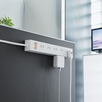 延長コード 電源タップ コンセント 5m 10個口 一括スイッチ 雷ガード マグネット付 白 ECT-1550WH エレコム 1個（直送品）