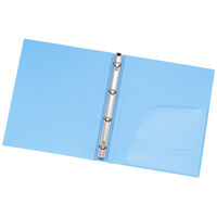 リヒトラブ　メディカルサポートブック　スタンダード　ブルー　4穴　背幅31mm　HB657-1　1箱（10冊入）