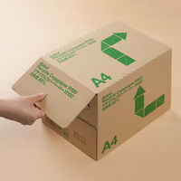 リサイクルコピーペーパーR100　白色度80%　A4　1箱（2500枚：500枚入×5冊）　アスクル  オリジナル