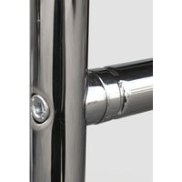 ジャックポット ハンガーラックストロンガー 幅1260×奥行420×高さ1330～2120mm HR-120 1台 ハンガーラック 耐加重100kg キャスター