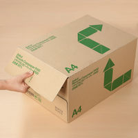 リサイクルコピーペーパーR100　白色度80%　A4　1箱（5000枚：500枚入×10冊）　アスクル  オリジナル