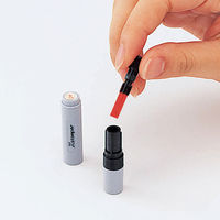 シャチハタ補充インク（カートリッジ）ネーム6・ブラック8・簿記スタンパー用 XLR-9 朱色 10本（2本入×5パック）