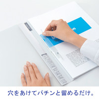 リヒトラブ　ルーパーフラットファイル　A4タテ　乳白　F52-1