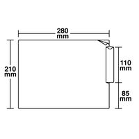 ハピラ カルテフォルダー（シングル） B5ヨコ置き 乳白 KHB50 1パック（50枚入）