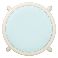 丸椅子　ライトブルー　藤沢工業