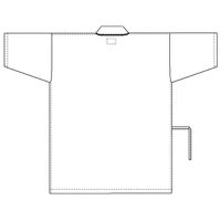 ナガイレーベン 患者衣じんべい型 ブルーM SG-1441 1枚