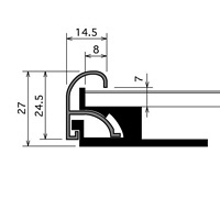 ベルク　ポスターパネル ホワイト A1　AP340 W A1　（直送品）