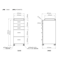 三和製作所 デンタルワゴン 10-6325 1台（直送品）