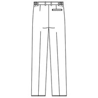 フォーク 男子パンツ ホワイト S 5010CR-1 1枚　白衣