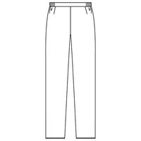 フォーク　女子パンツ　2917　ホワイト　EL　　白衣（直送品）