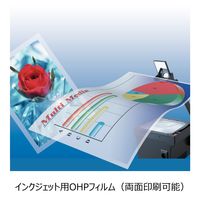 エーワン（A-one）OHPフィルム インクジェット シール ステッカー  A4 透明 ノーカット 10枚 27077×2袋