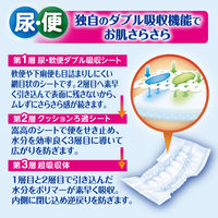 アテント 大人用おむつ お肌安心パッド軟便モレも防ぐ  4回  96枚:（6パック×16枚入）エリエール 大王製紙