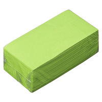 溝端紙工印刷 カラーナプキン 8つ折り 2PLY グリーンティー 1セット（200枚：50枚入×4袋）