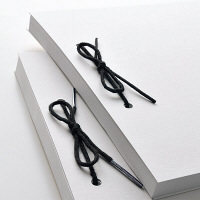 ハピラ つづりひも セル先 45cm ポリエステル 黒 TH45BK100 1箱（1000本入）