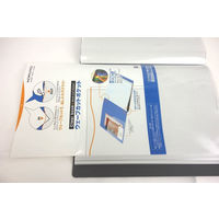 コクヨ　クリヤーブック（ウェーブカット・固定式）　A4タテ20ポケット　ダークグレー　ラ-T560DM　1箱（10冊入）