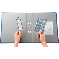 スーパードッチ〈脱・着〉イージー　B5タテとじ厚30ｍｍ青10冊　（直送品）