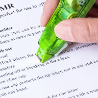 修正テープ　ホワイパーMR交換テープ（アスクル限定）　幅6mm×6m　グリーン　10個　WH-636A-R　プラス  オリジナル