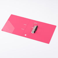 リヒトラブ　D型リングファイル　A4タテ　背幅74mm　650枚差し　赤　G2280-3　1箱（10冊入）