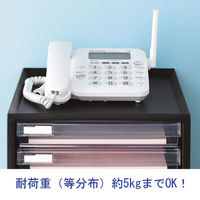 アイリスオーヤマ　レターケース　超浅型14段　ブラック　LCE-14S 1箱（4台入）