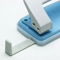 ソニック　2穴パンチ　ブルー　DA-396-B　1セット（3個：1個×3）　（直送品）