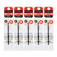 トンボ鉛筆　多色ボールペン　リポータースマート用替芯　赤インク　BR-CL25　1箱（5本入）