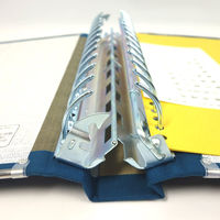 コクヨ　バインダーMP　B5　総布貼　縁金付　26穴　200枚収容　青　ハ-120B　1セット（3冊：1冊×3）