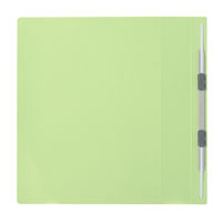 プラス　フラットファイル厚とじ500　A4タテ　グリーン　No.021SW（87986）　1セット（30冊：10冊入×3袋）