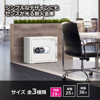 【設置込】ディプロマット デジタルテンキー式耐火・耐水金庫 19L 幅412×奥行399×高さ360ｍｍ 119EN88WR（直送品）