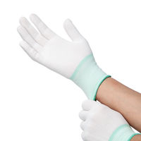 【現場のチカラ】作業用手袋(ノンコート)　インナー手袋　ホワイト　Mサイズ　1袋(10双入)　川西工業　 オリジナル